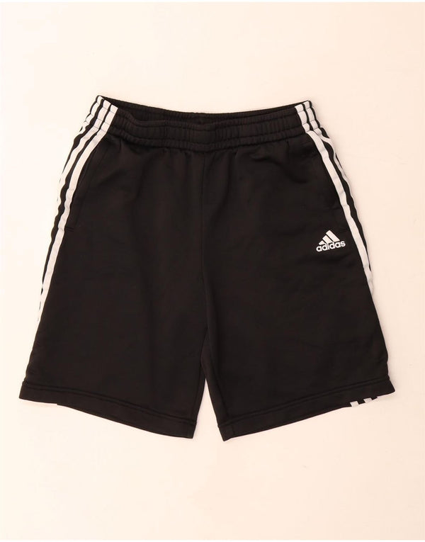 Pantaloncini sportivi Adidas Aeroready da ragazzo 15-16 anni in poliestere nero