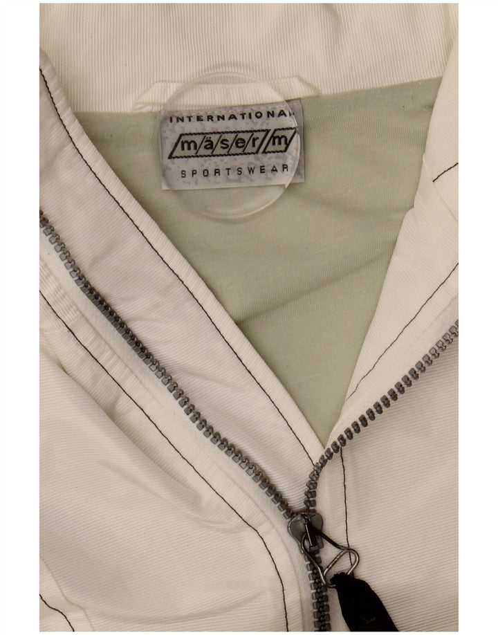 Giacca anorak oversize da donna Maser M UK 16 Large Poliestere bianco