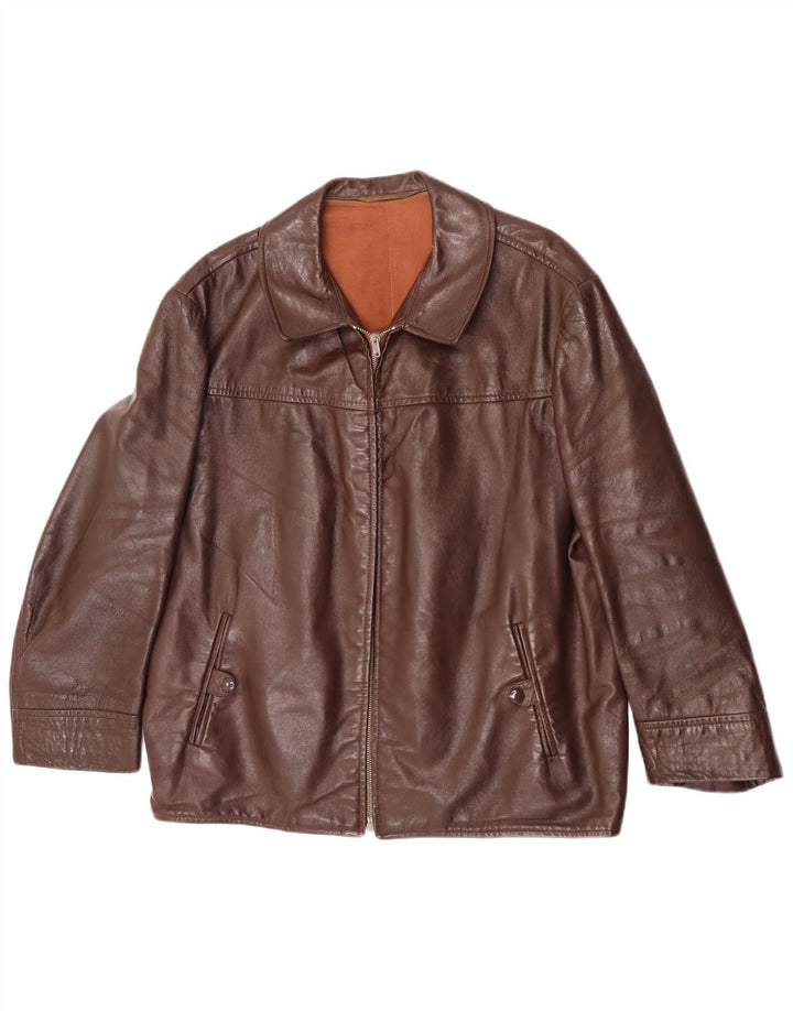 Giacca in pelle da uomo Gala UK 42 XL Marrone