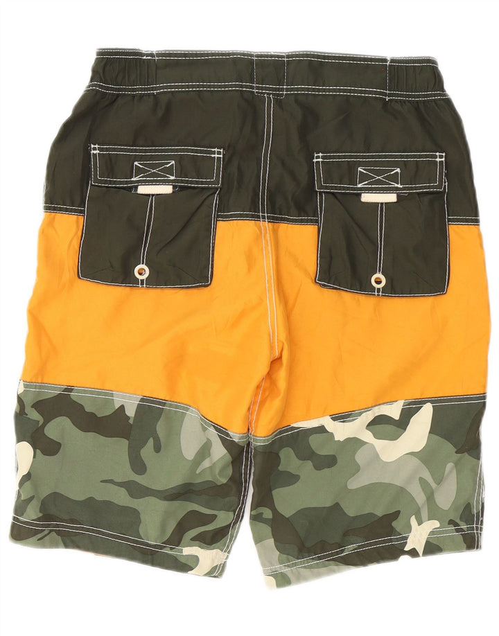 Pantaloncini da bagno grafici da uomo Superdry piccoli mimetici multicolori