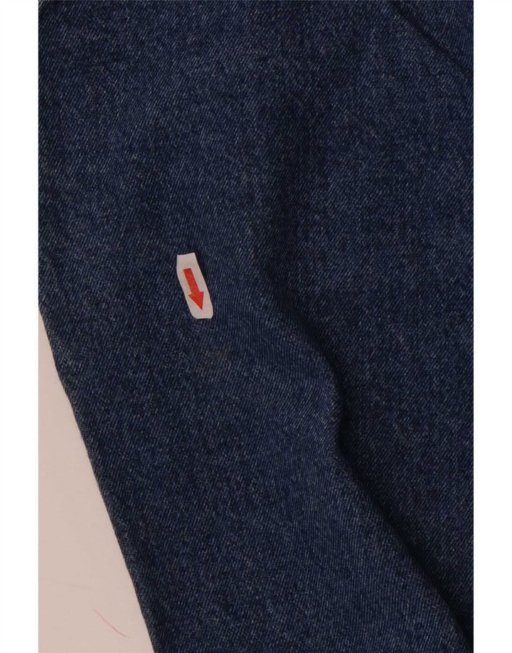 Jeans affusolati da uomo vintage W33 L31 in cotone blu
