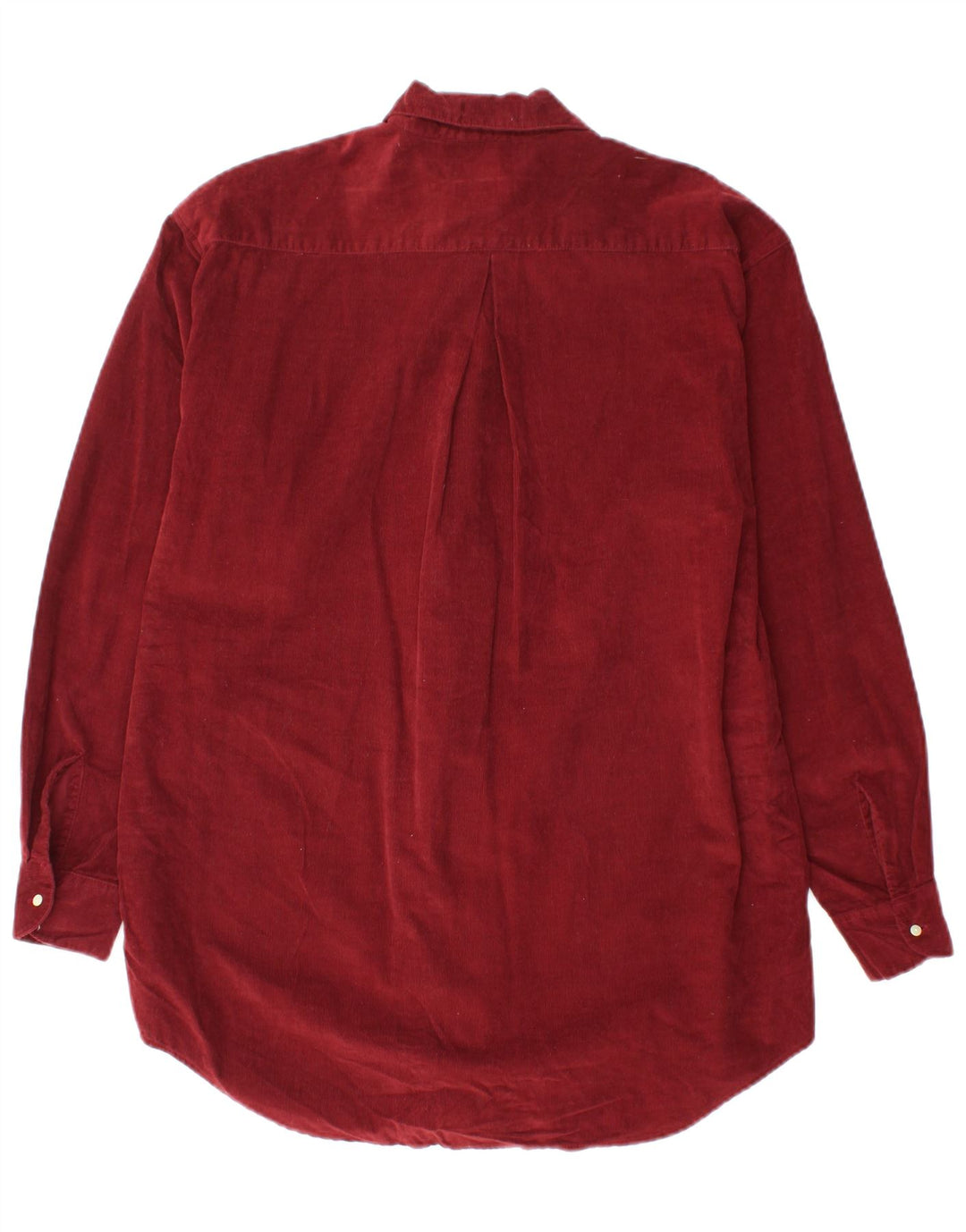 J. CREW Camicia da donna oversize in velluto a coste UK 10 piccola in cotone bordeaux