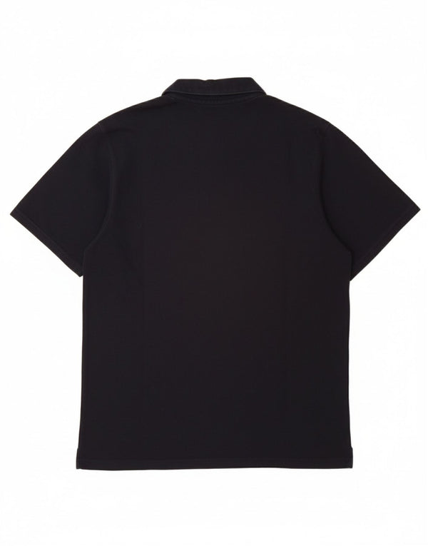 Polo NIKE da ragazzo 12-13 anni Large in cotone color block blu navy