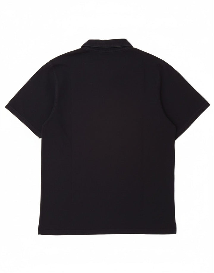 Polo NIKE da ragazzo 12-13 anni Large in cotone color block blu navy