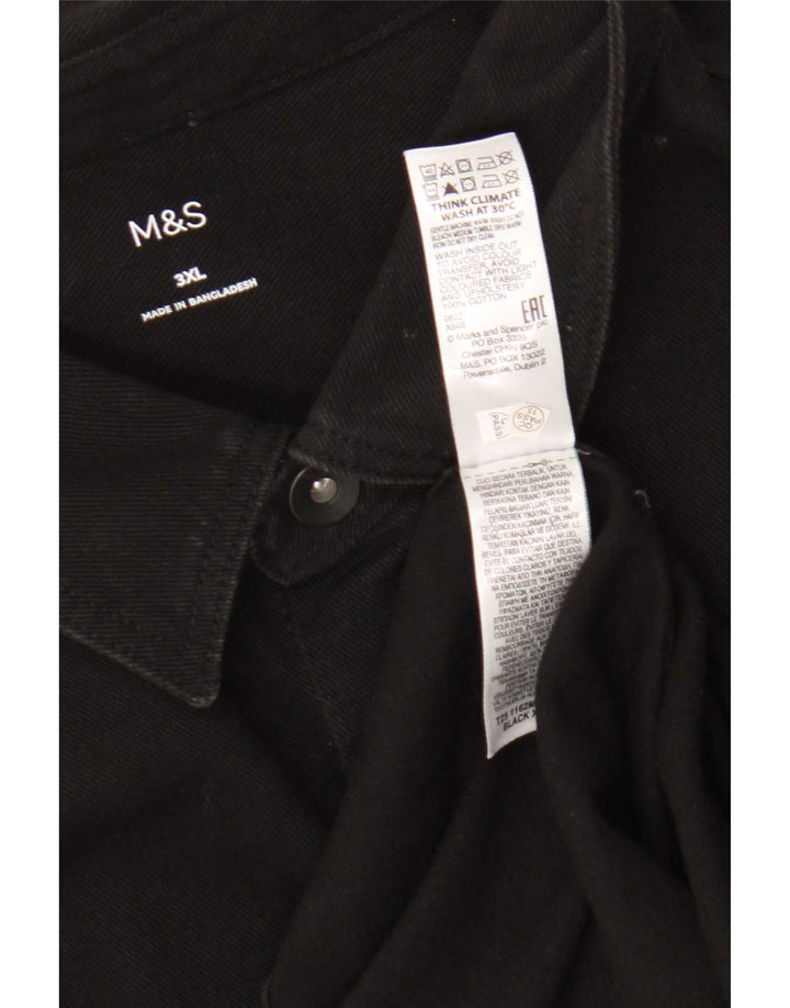 Camicia di jeans da uomo Marks & Spencer 3XL cotone nero
