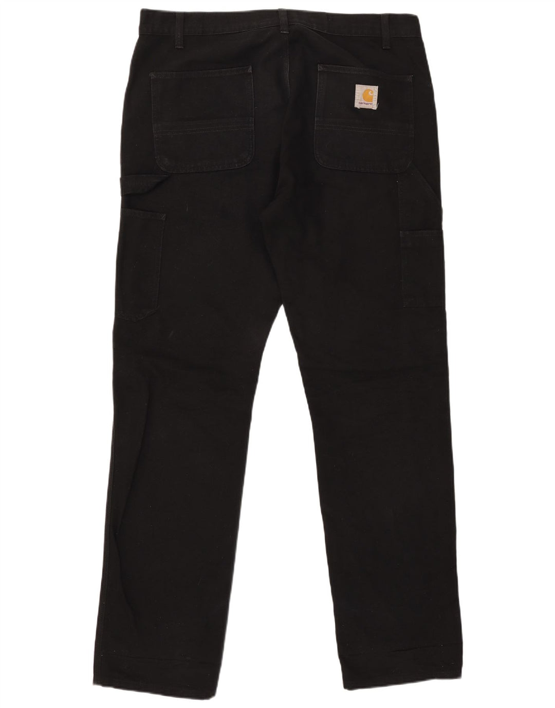 Pantaloni cargo dritti da uomo CARHARTT W36 L34 poliestere nero