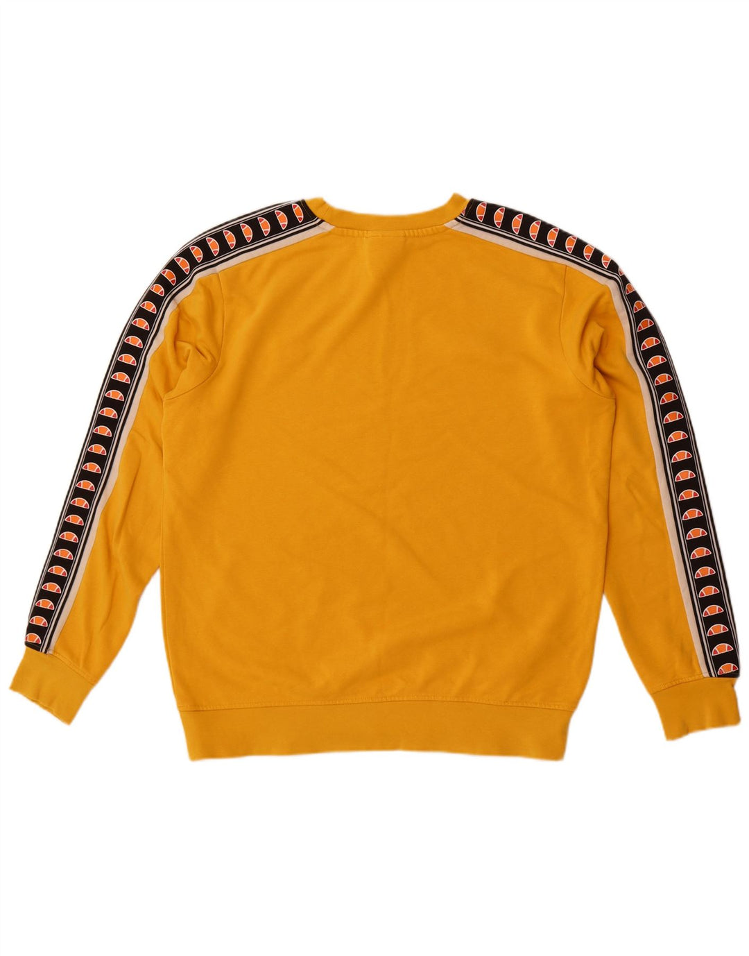 Felpa grafica da uomo Ellesse, maglione, cotone color block giallo medio