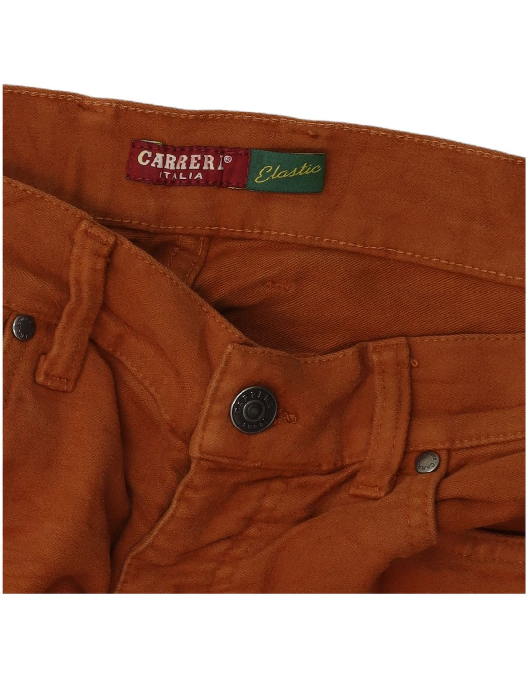 CARRERA Pantaloni casual slim elasticizzati da uomo W36 L34 Marrone