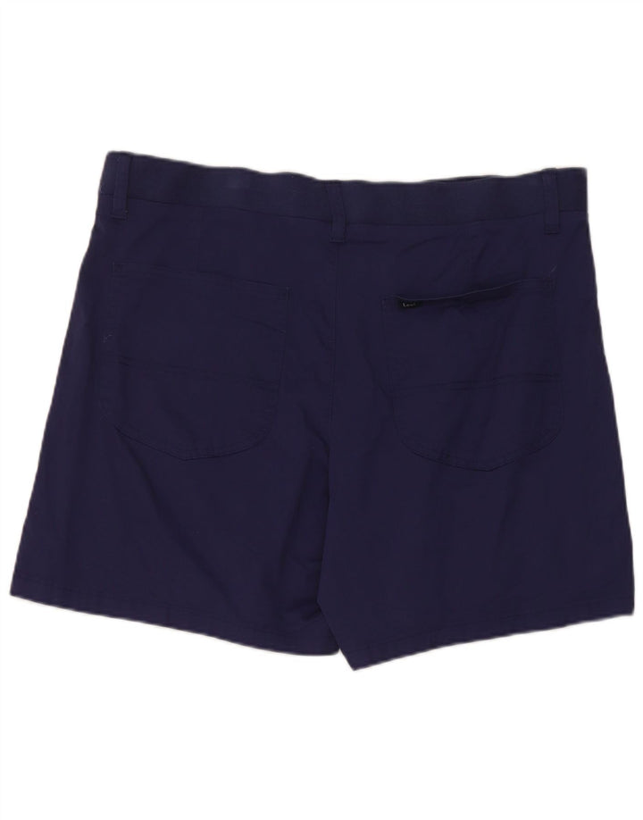 Pantaloncini cargo da donna Lee W40 2XL Blu navy