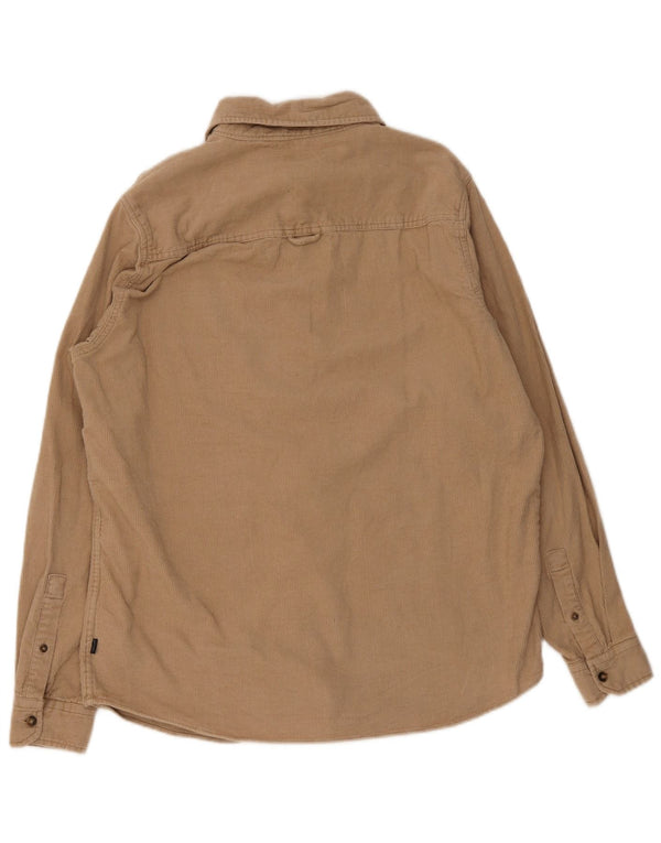 Camicia da uomo in velluto a coste Rip Curl in cotone beige medio