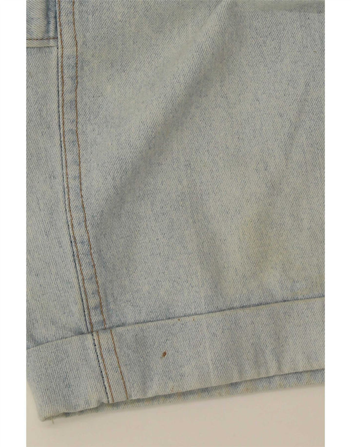 Pantaloncini di jeans salopette da donna Casucci IT 46 Large W32 Blu