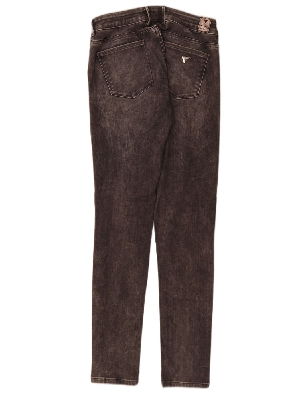 Jeans skinny effetto consumato da donna Guess W27 L32 cotone grigio