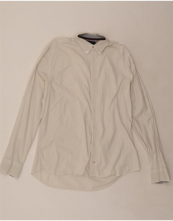 Camicia da uomo Tommy Hilfiger XL in cotone bianco