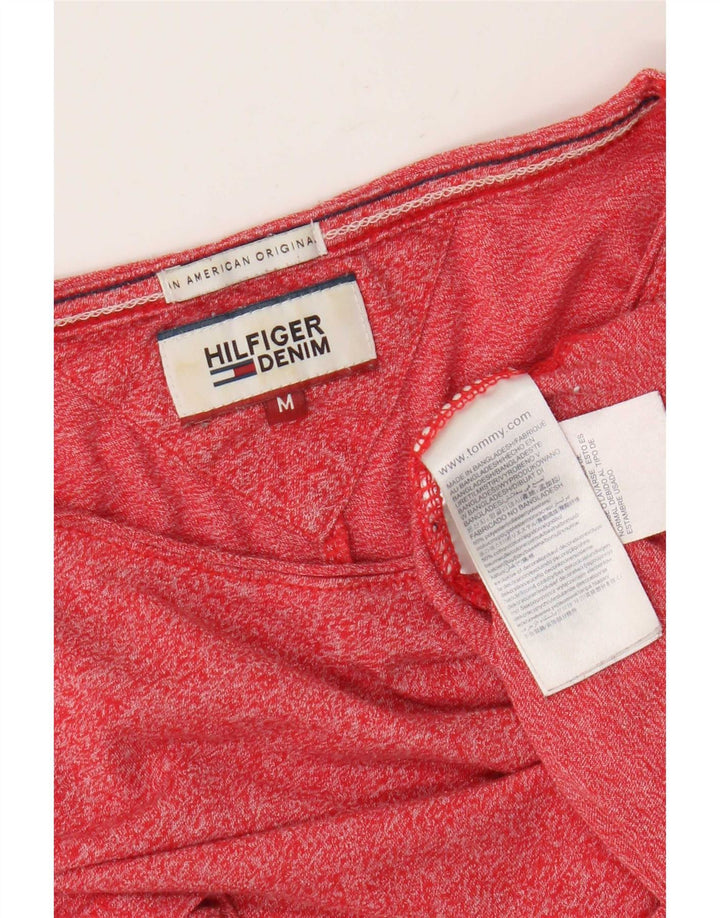 T-shirt da donna Tommy Hilfiger Top UK 14 Poliestere screziato rosa medio