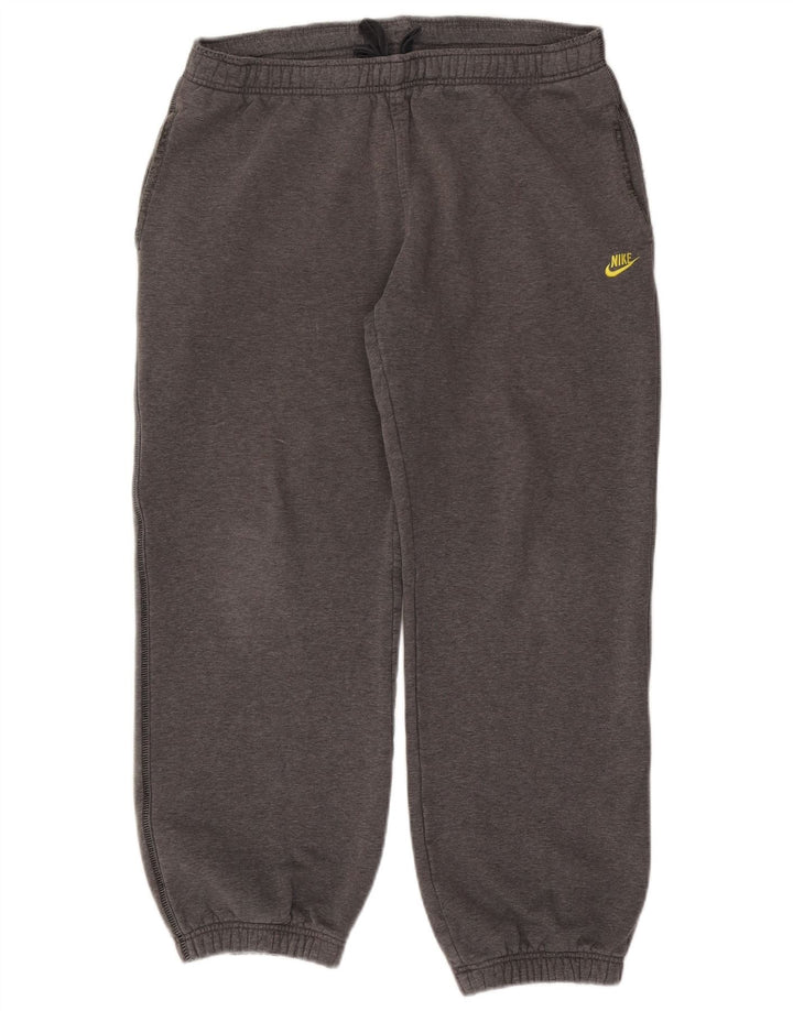 Pantaloni da tuta da uomo Nike Joggers in cotone grigio medio