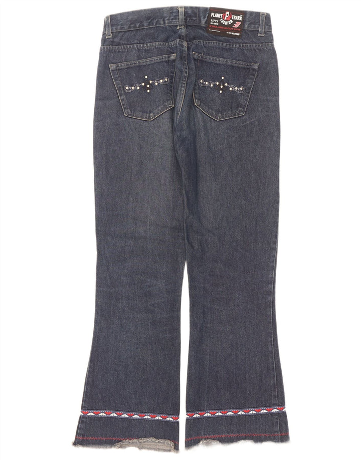 Jeans bootcut da donna a vita alta Planet Traxx W29 L32 cotone blu
