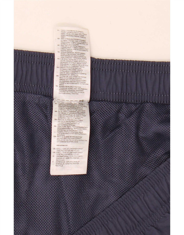 Pantaloncini sportivi da uomo Adidas 2XL nylon blu navy