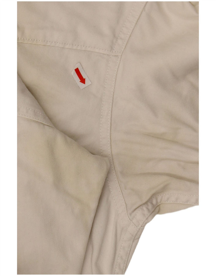 Camicia in denim da donna Lee UK 14 cotone bianco medio