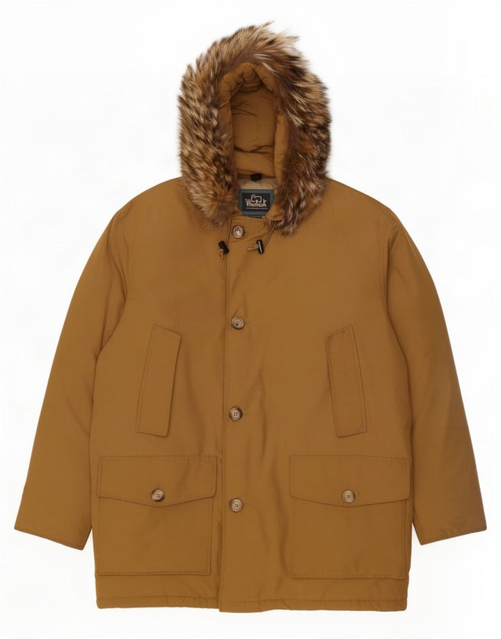 Giacca Parka con cappuccio da uomo Woolrich UK 40 Large Beige