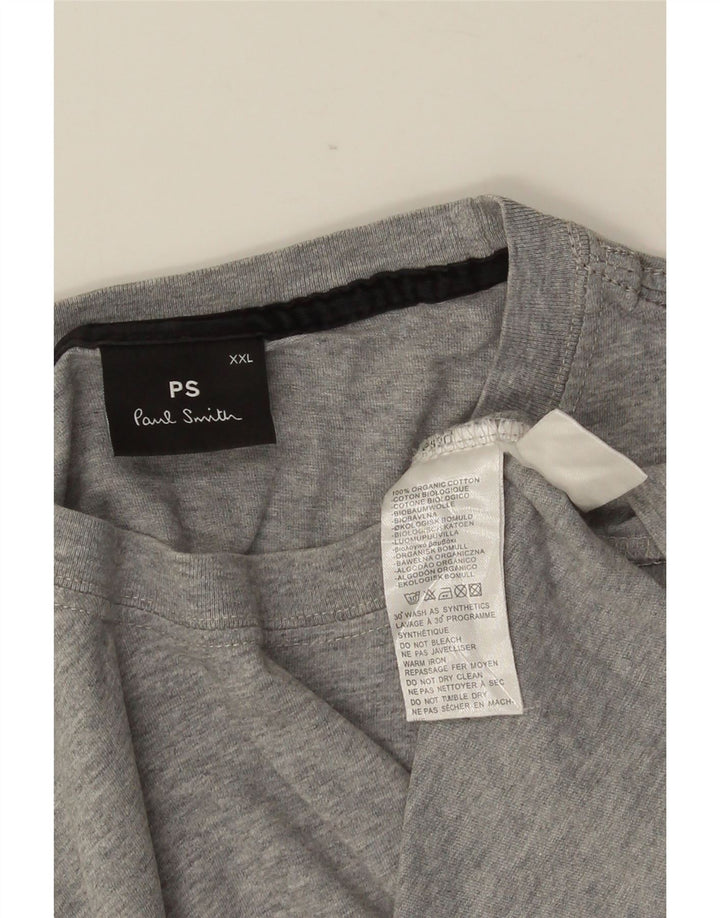 T-shirt da uomo PAUL SMITH Top 2XL cotone grigio