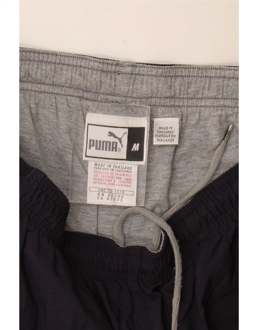 Pantaloncini sportivi cargo da uomo Puma medi in nylon blu navy