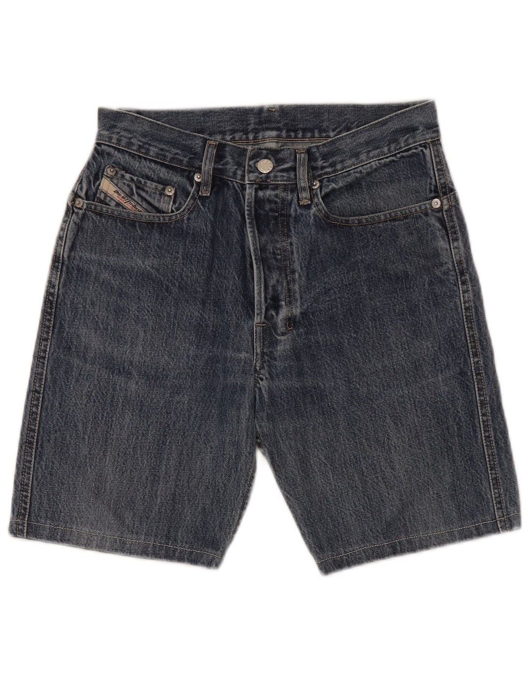 Pantaloncini di jeans da uomo DIESEL W29 piccoli in cotone blu