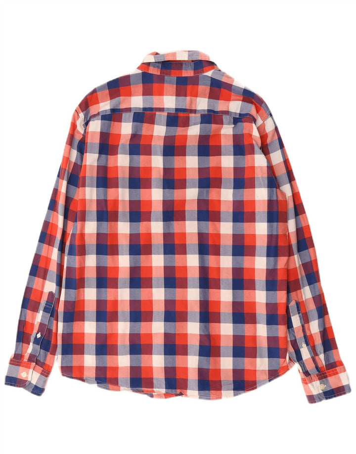 Camicia da uomo Abercrombie & Fitch XL in cotone a quadretti multicolore