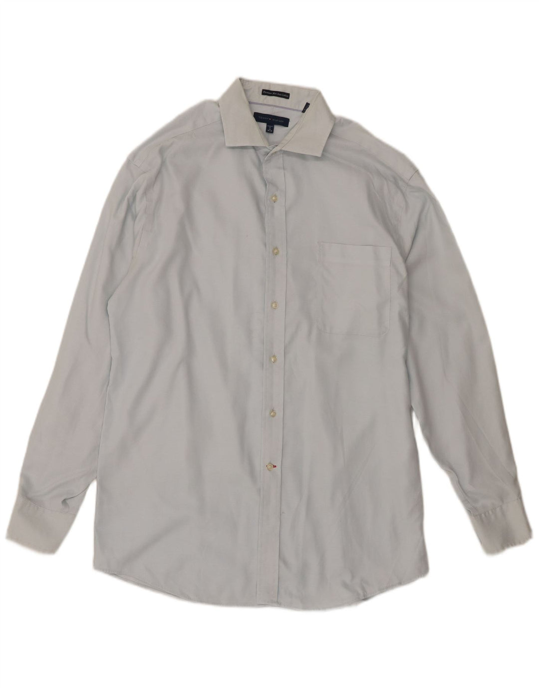 Camicia da uomo vestibilità regolare Tommy Hilfiger taglia 16 grande cotone blu