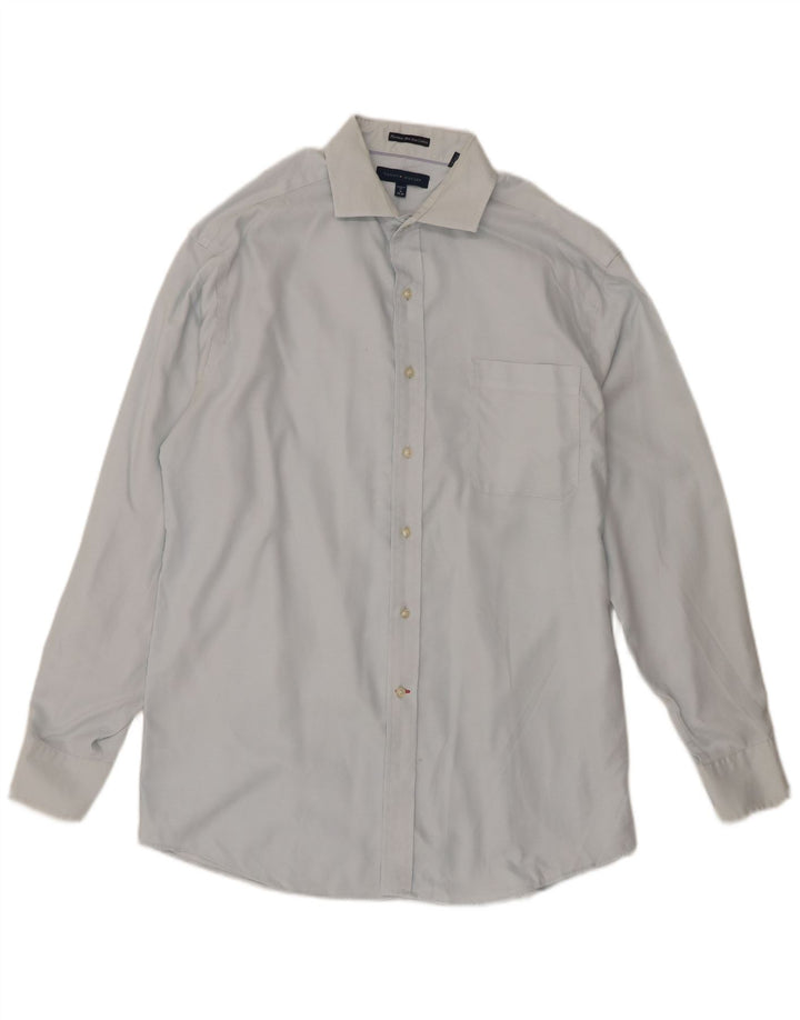 Camicia da uomo vestibilità regolare Tommy Hilfiger taglia 16 grande cotone blu