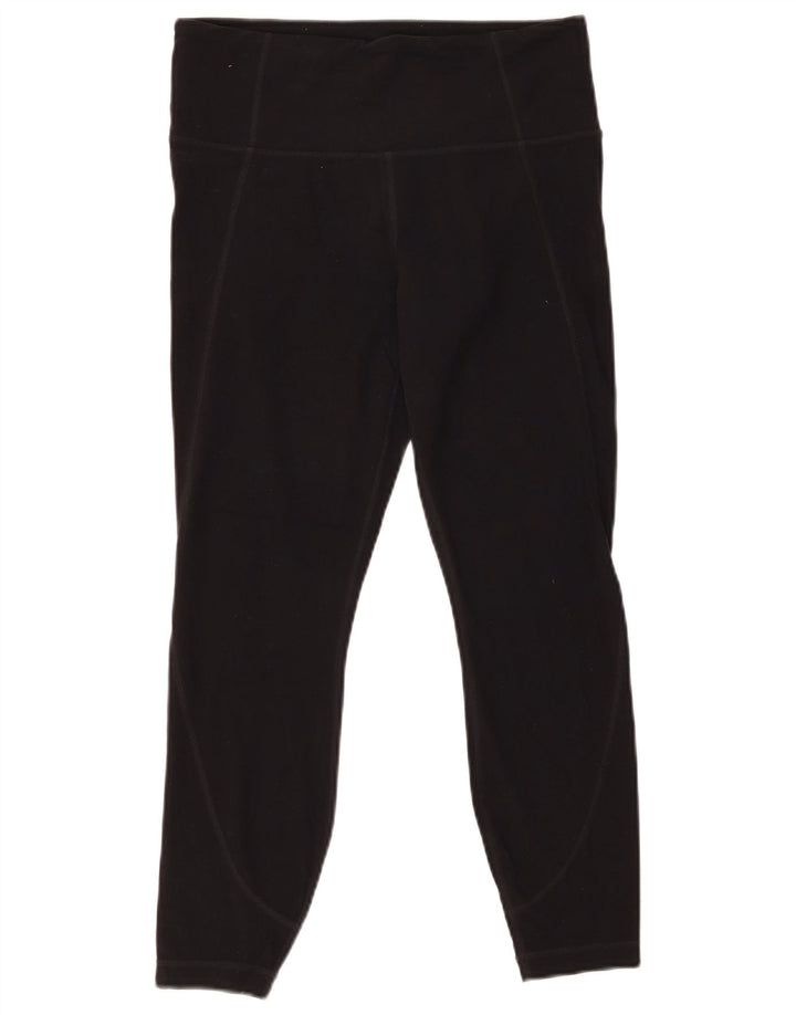 Leggings da donna ATHLETA UK 12 nylon nero medio