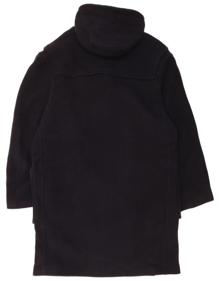 GLOVERALL Montgomery con cappuccio da uomo UK 46 3XL Lana blu navy