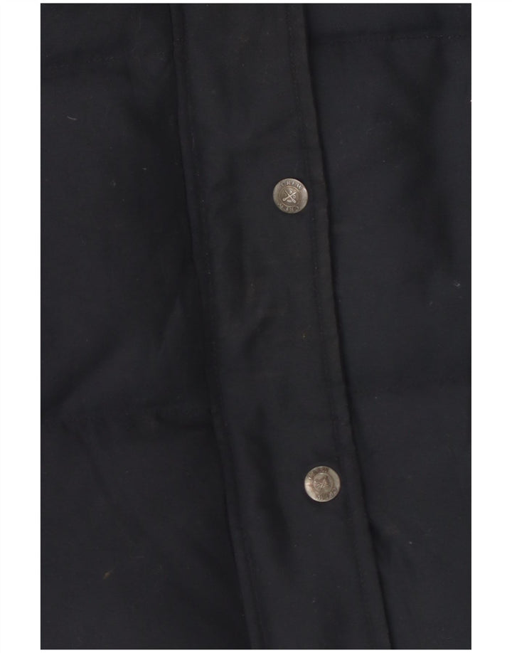Crew Clothing Gilet imbottito da donna UK 14 Large Poliestere blu navy