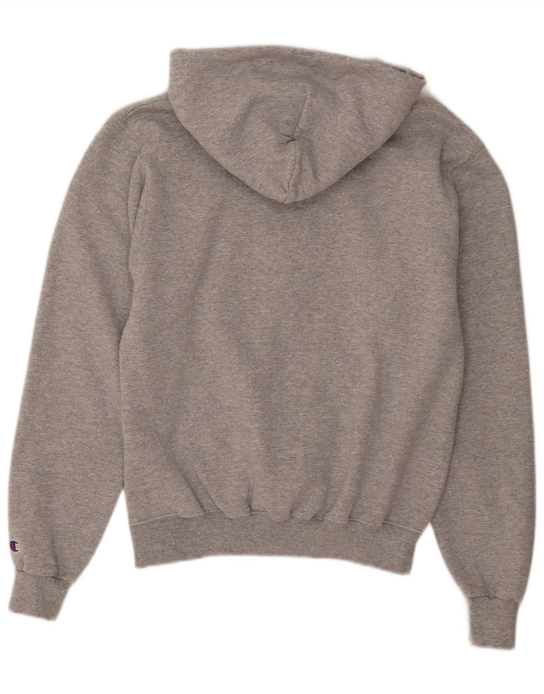CHAMPION Mens Harvard Graphic Hoodie Jumper Small Grey Cotton