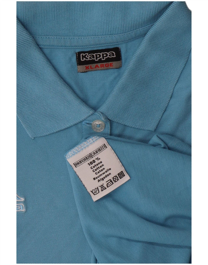 Polo da donna KAPPA UK 18 XL cotone blu