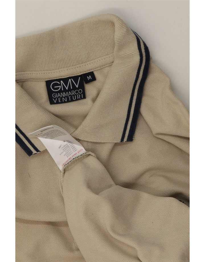 Polo Uomo Regular Fit Gian Marco Venturi In Cotone Beige Medio