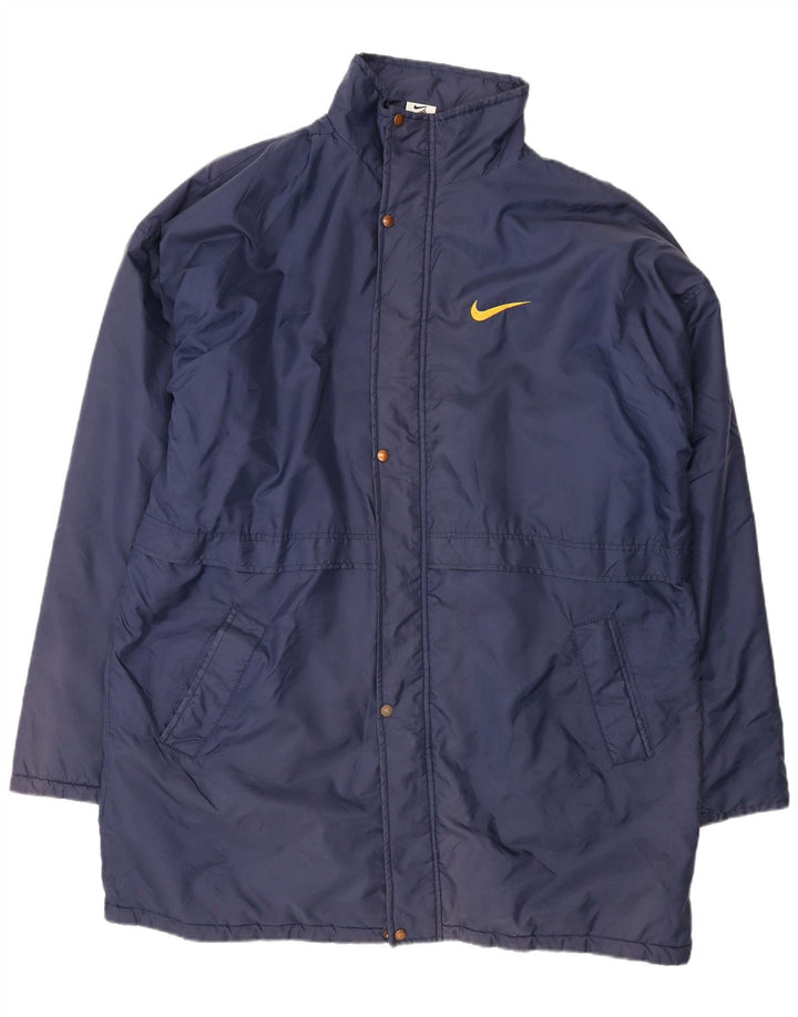 Giacca a vento grafica da uomo Nike UK 42 XL blu navy