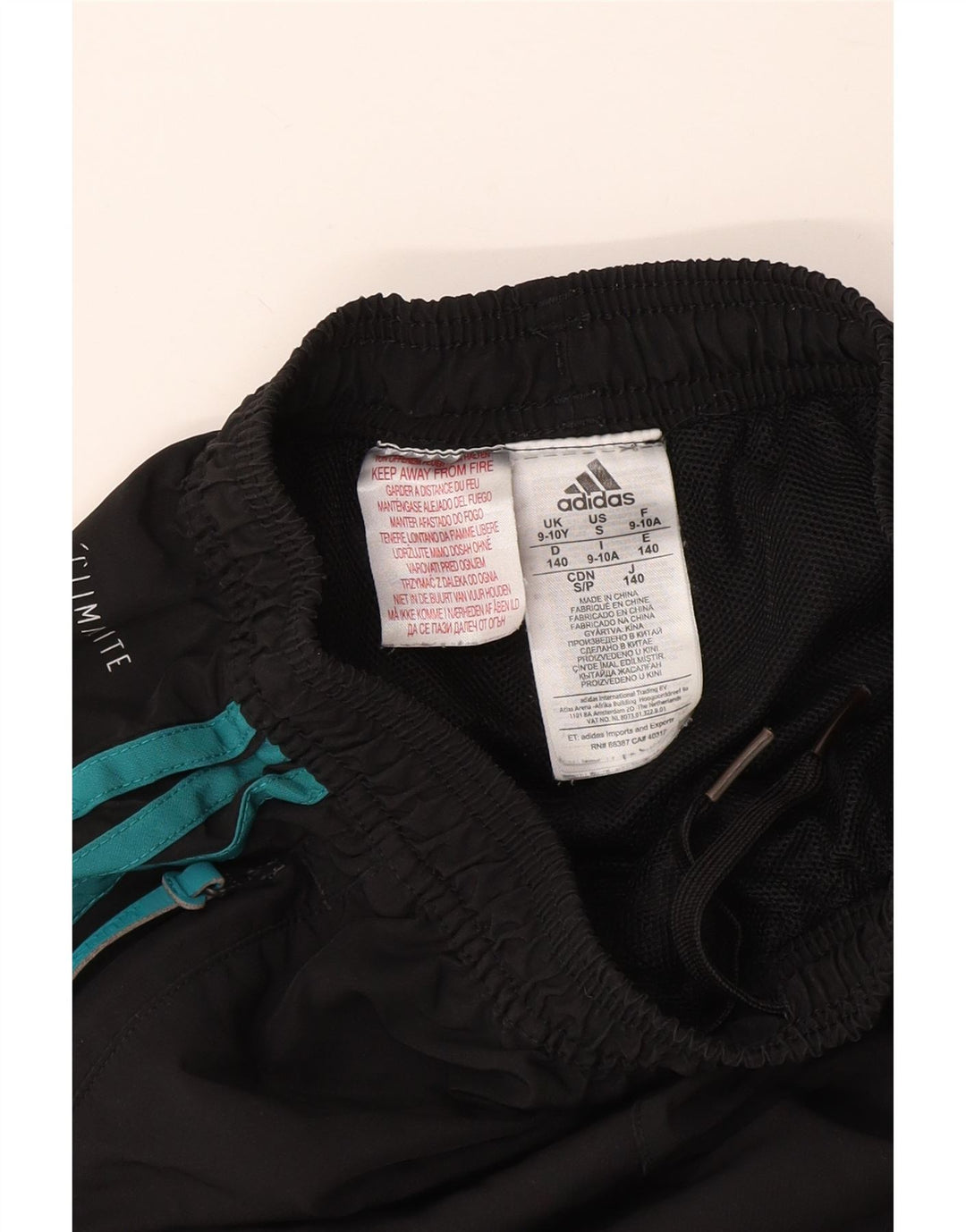 Pantaloni da tuta con grafica grafica ADIDAS Munster Rugby da ragazzo 9-10 anni neri