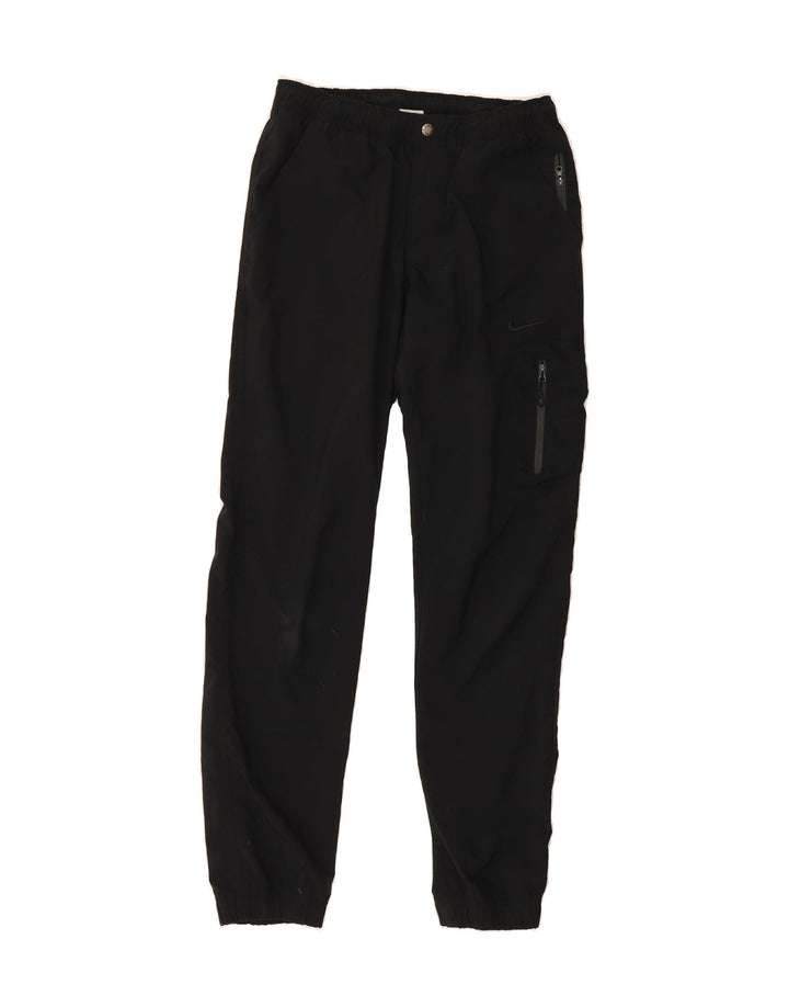 NIKE Womens Joggers Cargo Trousers Small W30 L32 Black Polyester Vintage Nike and Second-Hand Nike from Messina Hembry 