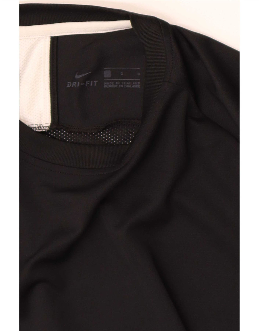 T-shirt Nike Dri Fit da uomo, grande, color block nero