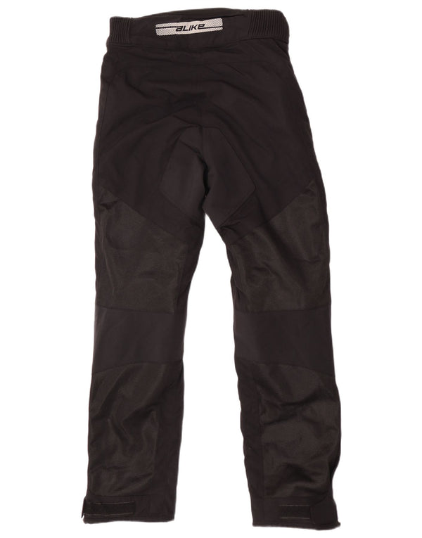 Pantaloni grafici dritti da moto da uomo Alike Small W28 L28 neri