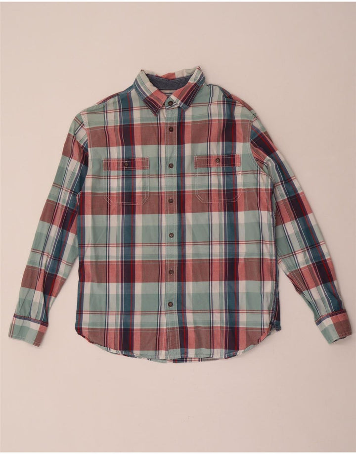 Camicia da uomo Lee in cotone a quadri verde medio