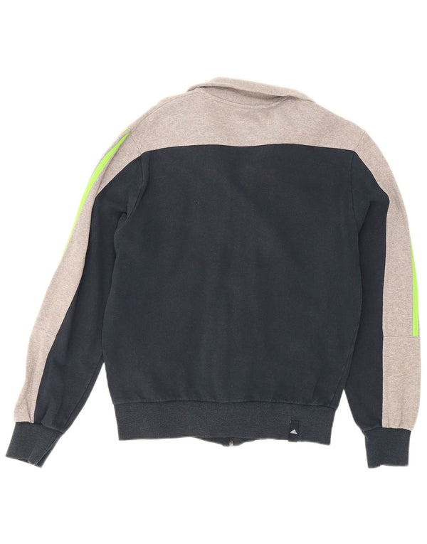 Giacca da tuta da uomo Adidas UK 36/38 Small Blu Navy Colourblock