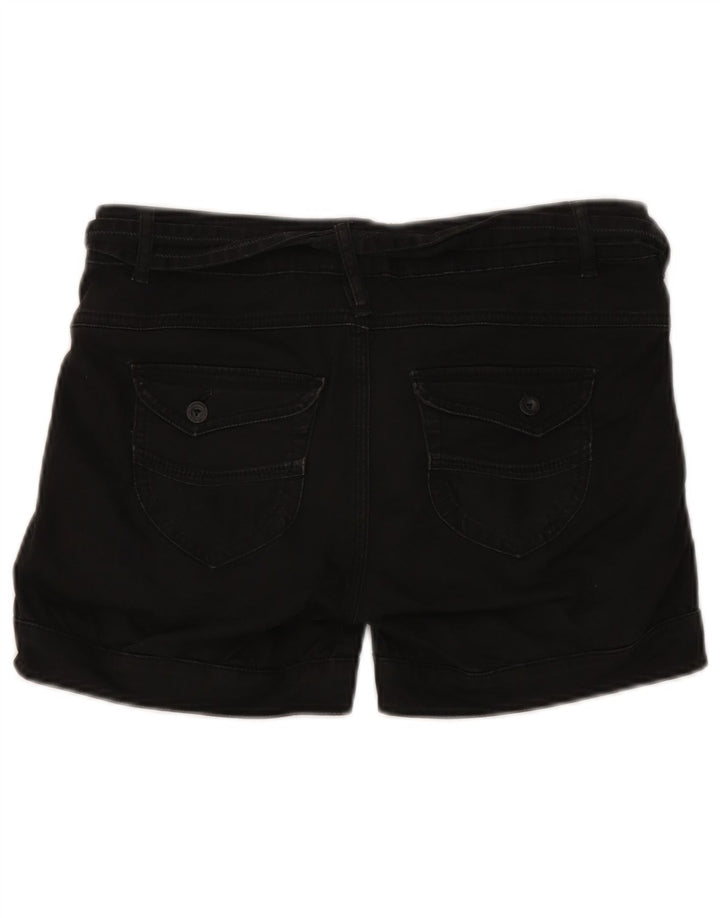 Pantaloncini chino con pegged da donna Tommy Hilfiger W29 cotone nero medio