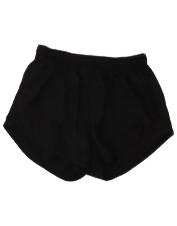 Pantaloncini sportivi Nike da donna vestibilità ampia UK 10 piccoli sportivi in poliestere nero