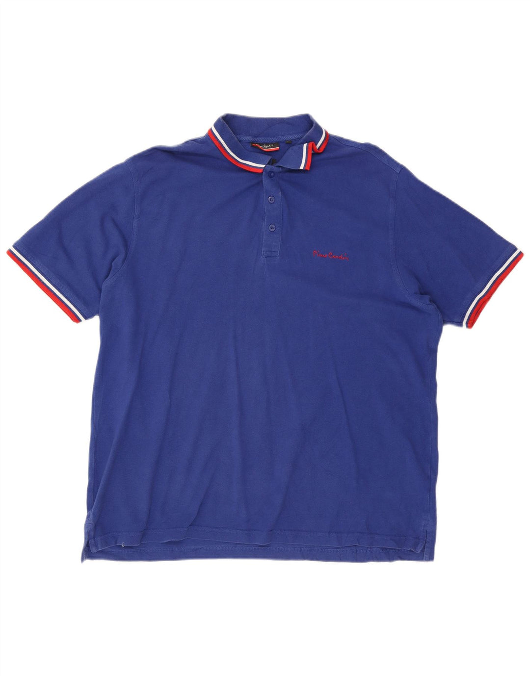 Polo da uomo vestibilità regolare Pierre Cardin 2XL cotone blu
