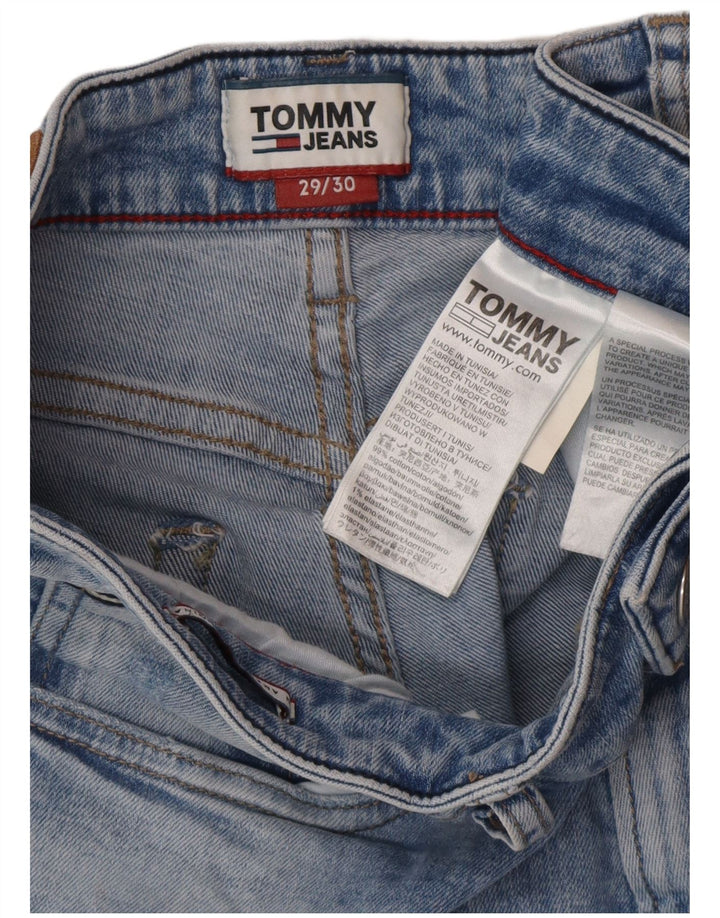 TOMMY HILFIGER Jeans slim da uomo W29 L30 cotone blu