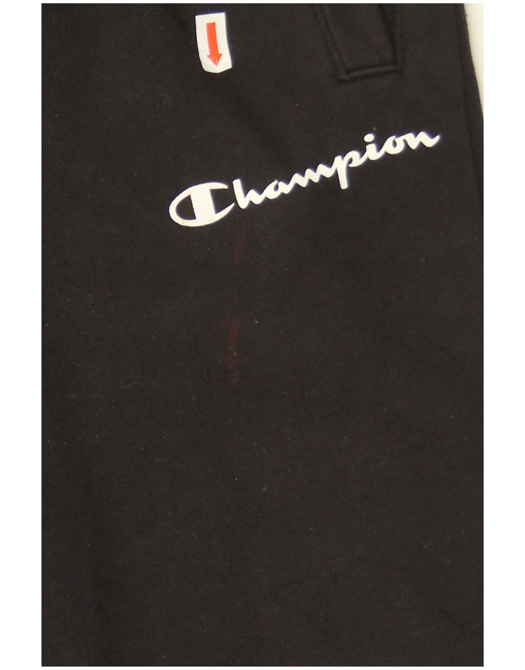 Pantaloni da tuta da uomo Champion Joggers piccoli in cotone nero