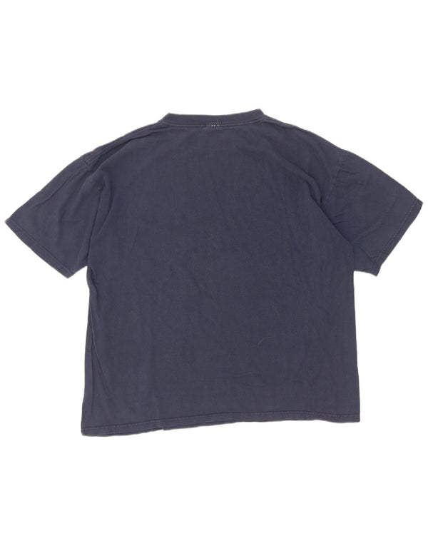 T-shirt grafica Penn da uomo Champion Top XL in cotone blu navy