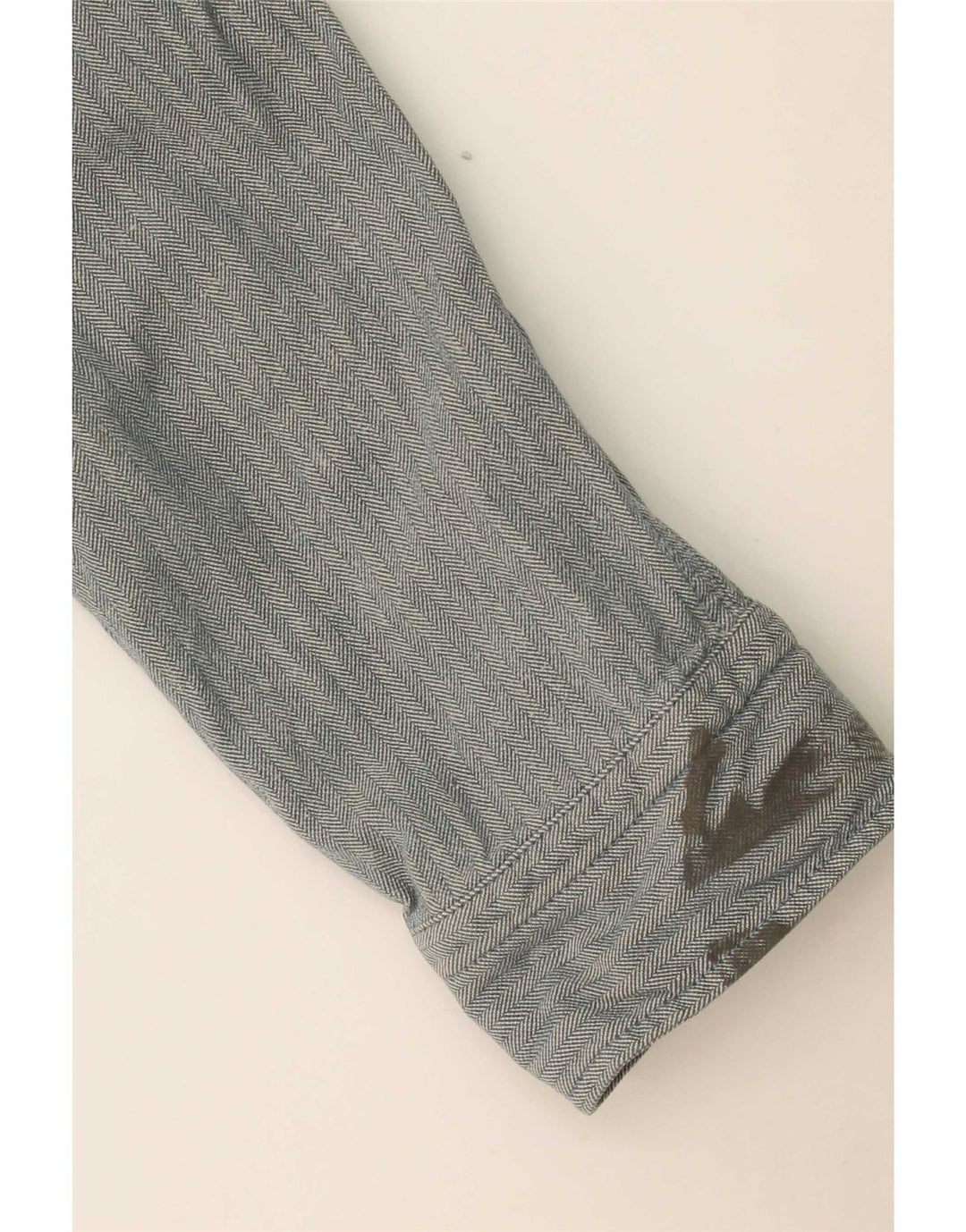 Camicia da uomo John Lewis in cotone spinato grigio medio