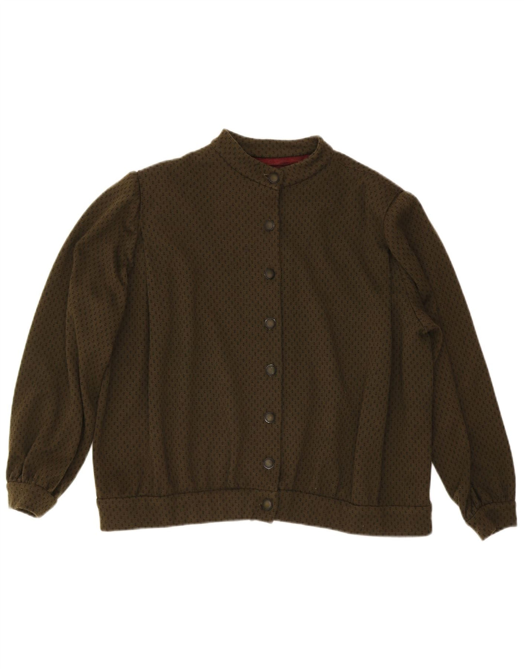Giubbotto bomber vintage da donna UK 20 2XL kaki maculato